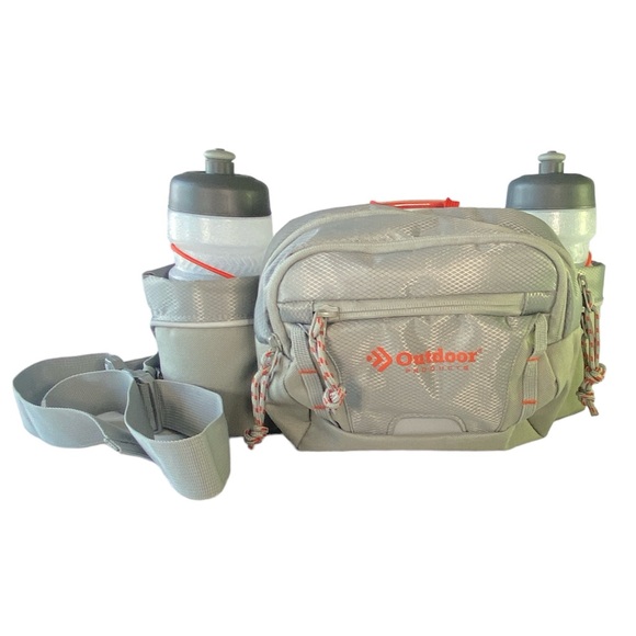 H2O Mojave Waist Pack by Outdoor Products Fanny Pack + Two 600mL Water Bottles - Picture 10 of 14